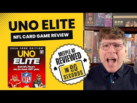 UNO Elite NFL Card Game Review – Football Meets Card Chaos | Meeple AF Review
