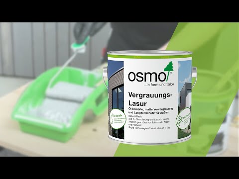 Vergrauungs-Lasur - Öl-basierte, matte Vorvergrauung und Langzeitschutz für Außen