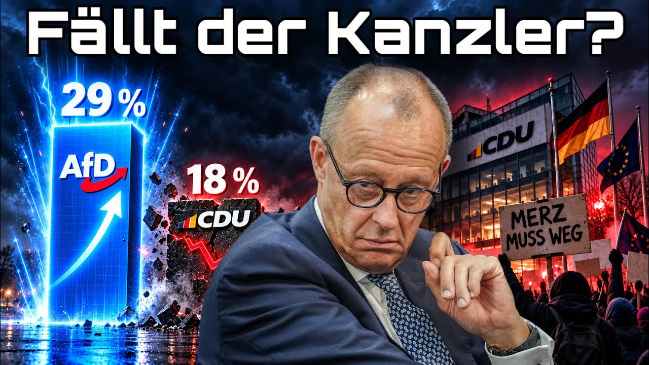 CDU bei 18%: Fällt jetzt der Kanzler?