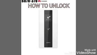 How To Unlock Zain E6878-370 OR STC E6878-870 Mobile WiFi Pro 5G