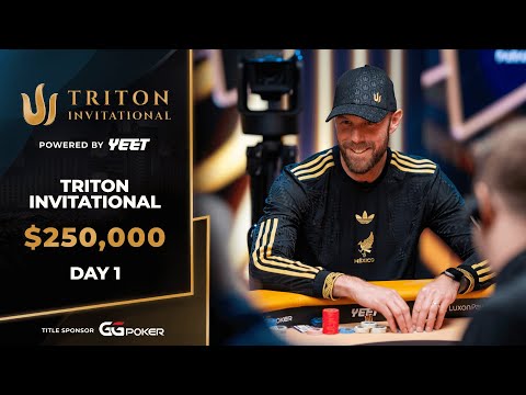 $250K NLH Triton Invitational – Event #5, Day 1 | Triton Poker Series X WSOP Paradise 2025