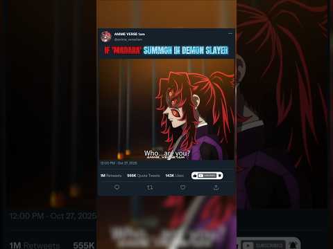 If madara summon in demon slayer ⚔️ ||#kokushibo #madara #kny #foryou #fypシ゚viral #animeshorts