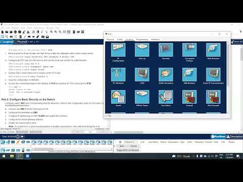 4.4.8 Packet Tracer – Configure Secure Passwords and SSH Answers