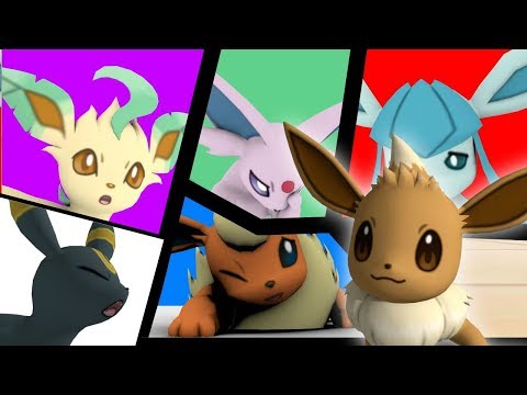 Eevee's new family - 3D animation