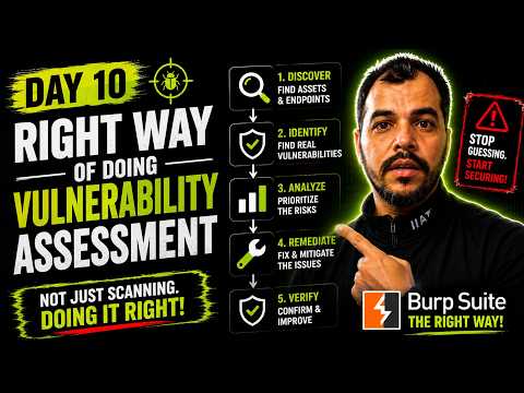 [English] Day 10: Right Way to Do Vulnerability Assessment | Bug Hunting Full Course | hacker vlog