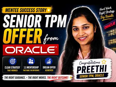 Preethi Shabady — Senior TPM at Oracle, US — Testimonial
