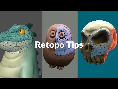 4 new retopology tips to discover! - Blender Secrets