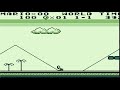 Game Boy Super Mario Land Game Over
