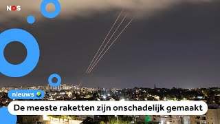 Iran valt Israël aan met honderden raketten en drones