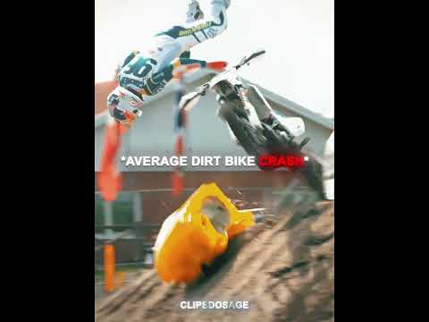 Average dirtbike crash vs this guy 😈 #dirtbike #crash #dangerous
