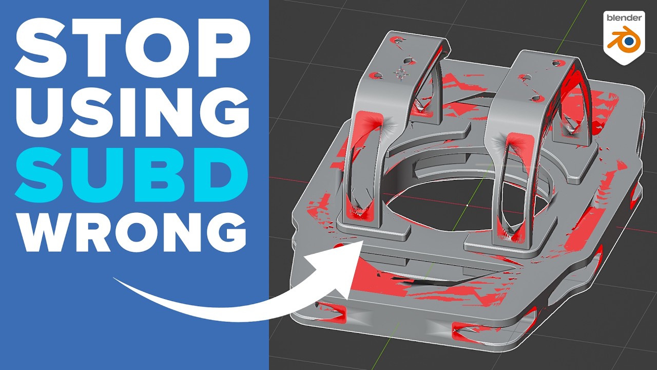 Stop Using Subdivision Surface Modeling in Blender Wrong
