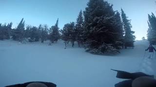 preview picture of video 'Snowshoeing Caribou Rd Nederland, CO'