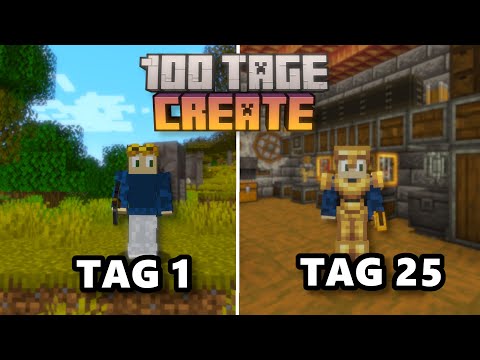 ICH HABE 100 TAGE MIT DER CREATE MOD ÜBERLEBT (PART 1)