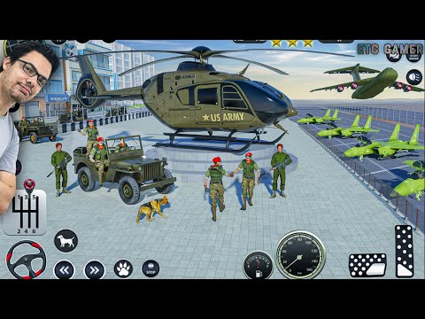 Army vehicles transport truck game | Army vehicle transporter truck simulator | Techno Gamerz | #01