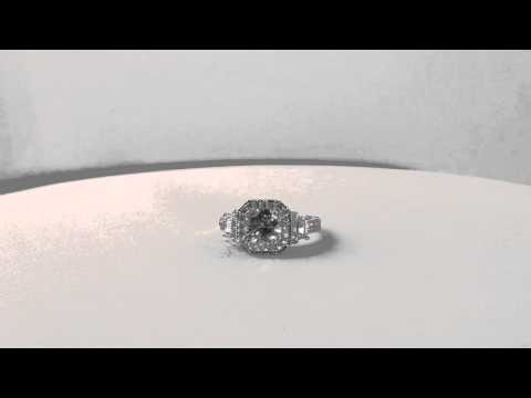 2.15 CTW Fancy Octagon Cubic Zirconia Diamond Style Fashion Ring