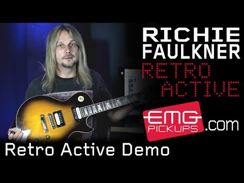 EMG's new Retro Active pickups with Richie Faulkner