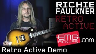Video thumbnail for EMG's new Retro Active pickups with Richie Faulkner by EMGtv