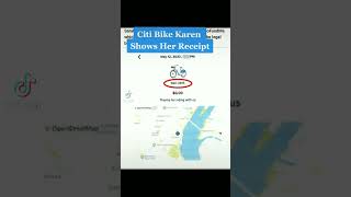 Citi Bike Karen Receipt 😯 | original video link in the discription #karens #karen #karensinthewild