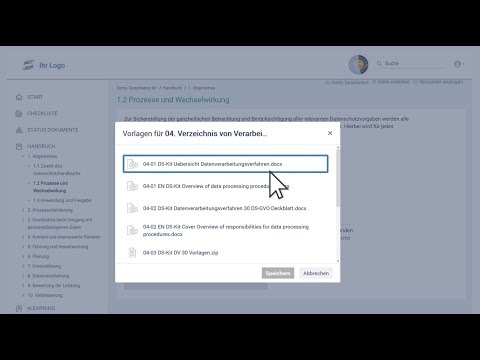 Compliance-Kit 2.0 – Einführung in das Datenschutz-Management-System