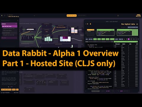 Data Rabbit - Alpha 1, Quick Intro / Overview (cljs-only version)