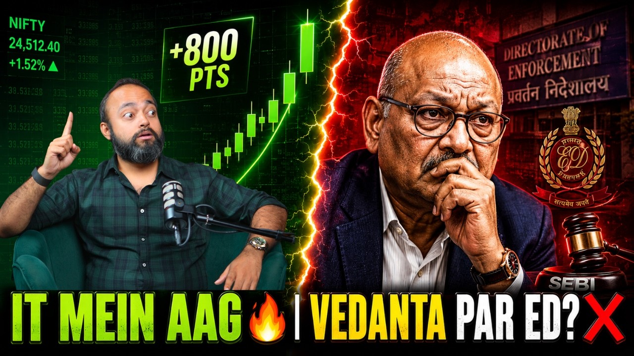 Nifty 25,900 IT Boom ya Vedanta me ED Entry?