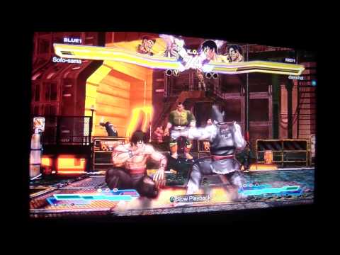 Street Fighter X Tekken: Rolento & Heiachi (Sofo-Sama) vs Law & Hugo (Damohai)