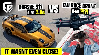 Porsche 911 Challenges a DJI Race Drone - Results Were Shocking!