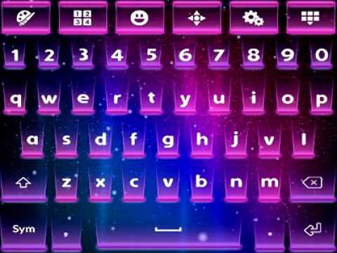 Universe Animated Keyboard Video