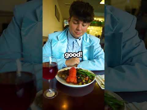 Fingindo ser um crítico gastronômico em um restaurante 1 estrela #shorts