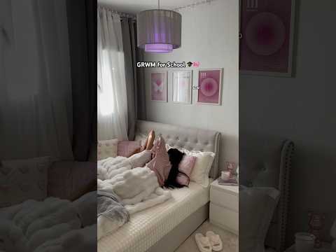 GRWM for school with my sister 🎀📚🎓 #grwm #morningroutine @Amani_mee