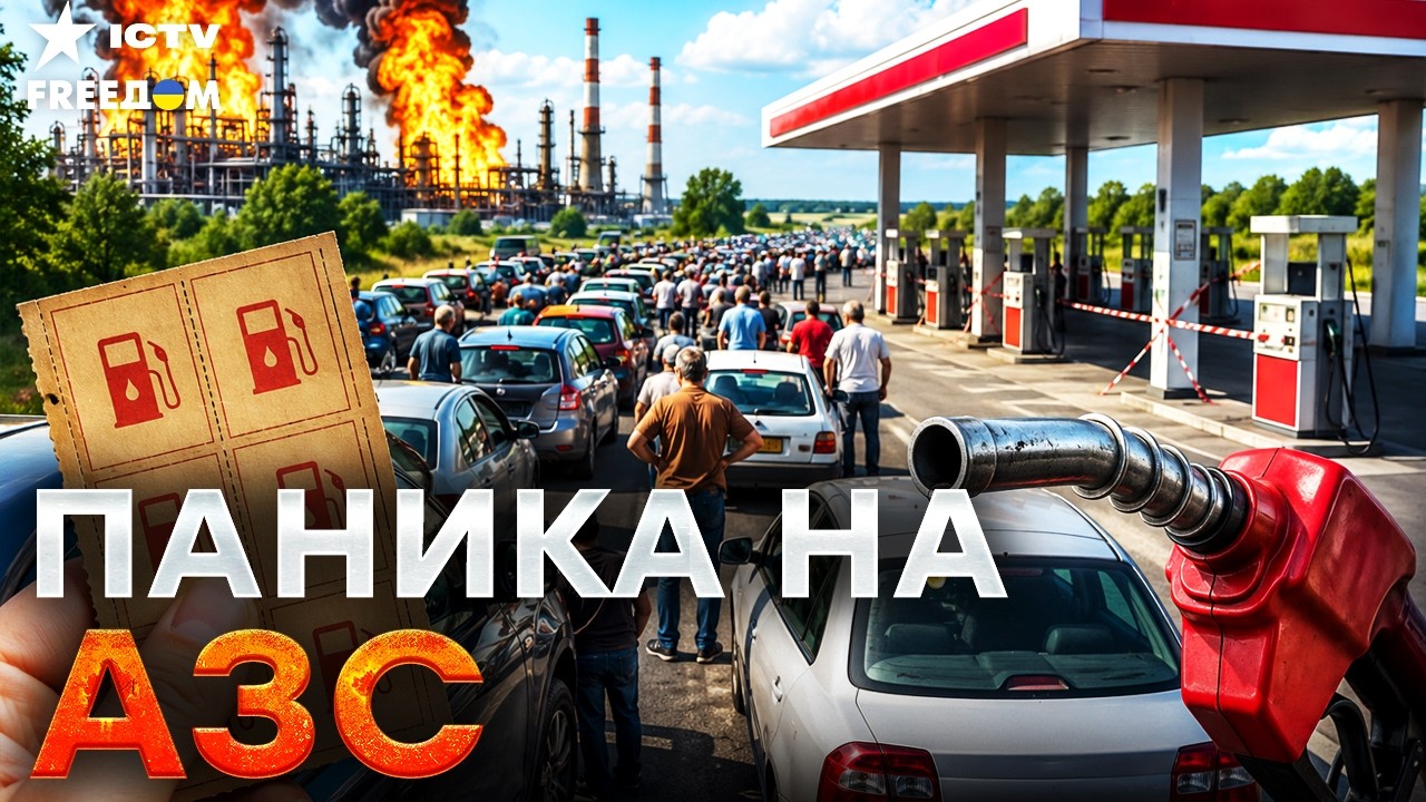 АД НА АЗС РОССИИ! 💥 Минус 30% НПЗ, бензин по талонам! Z-патриоты ДЕРУТСЯ ЗА БЕНЗ