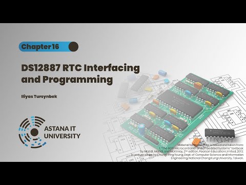 Chapter 16 - DS12887 RTC Interfacing and Programming