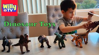 Jumbo Dinosaur Toys for Kids - Toy Review by Willy TV