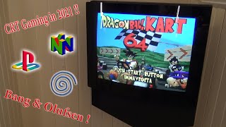 CRT Retro Gaming in 2021 on the B&O Vision 1 TV