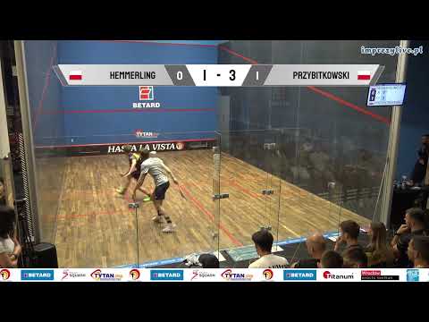 Piotr Hemmerling - Kamil Przybitkowski Betard Drużynowe Mistrzostwa Polski 2023 ćwierćfinał - squash