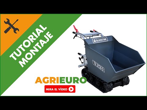 Montaje Carretilla con motor, de orugas, BlackStone TB 3250 D