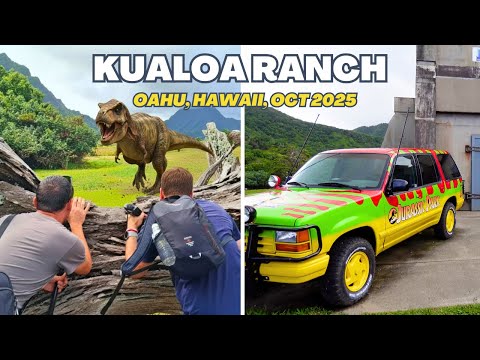 Jurassic Adventure Tour at Kualoa Ranch HAWAII OAHU | USA ROAD TRIP OCT 2025
