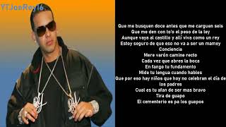 Daddy Yankee - Mi Testamento (Letra-Lyric) Mas Problemas