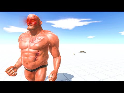 HILL GIANT vs ANGRY JOE - Animal Revolt Battle Simulator