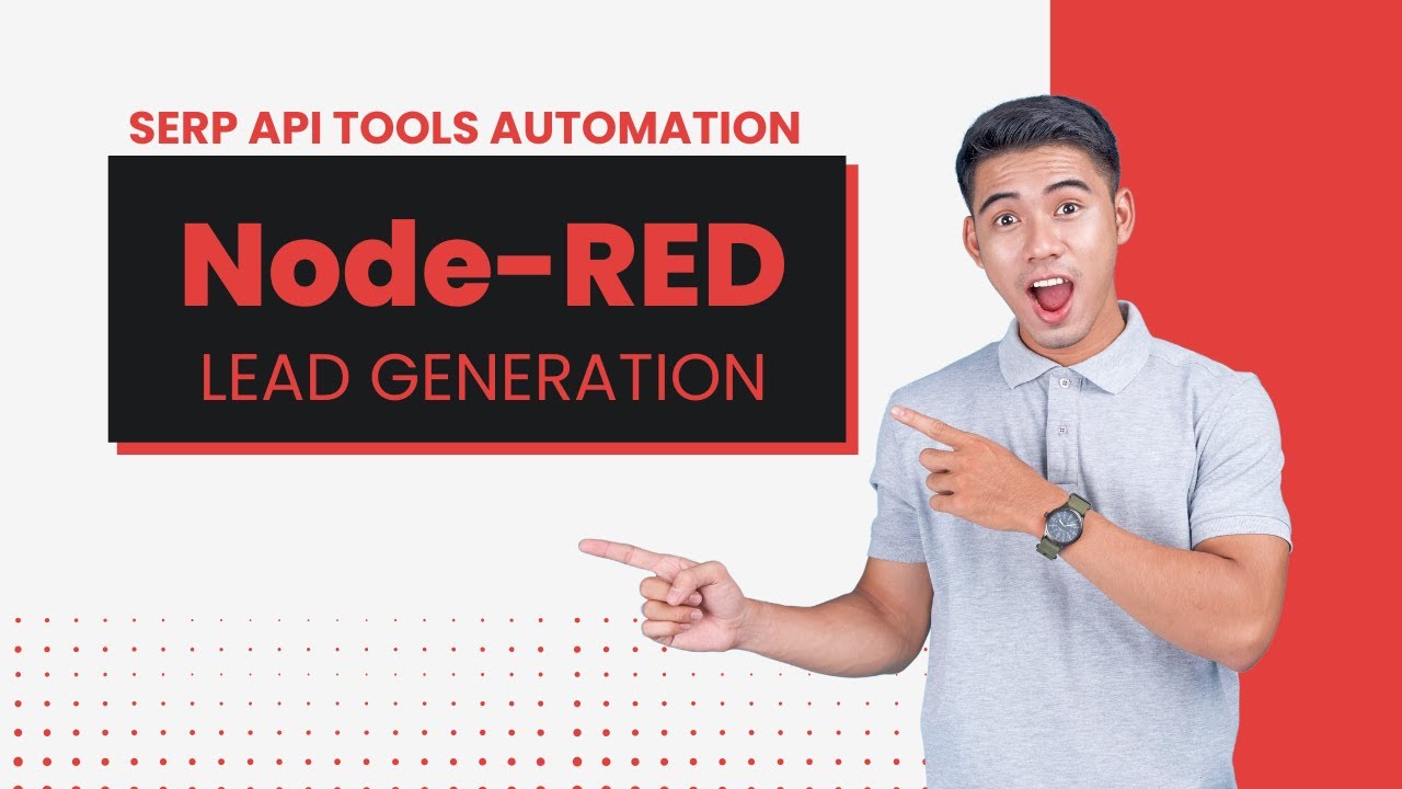 Node-RED Lead Generation Automation Dashboard with SERP API