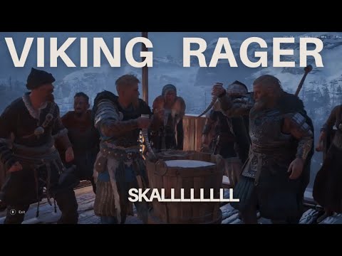 Viking Rager | SKAL! AC Valhalla: Party at Halfdan's - Epic Feast & Drinking Challenge