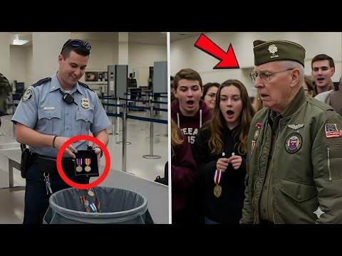 TSA agent threw away veteran medals – 10 minutes later, the Pentagon closed the airport.
