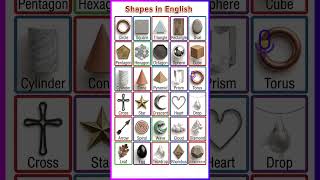 Shapes in English #shapes #learnenglish #english #vocabulary #education
