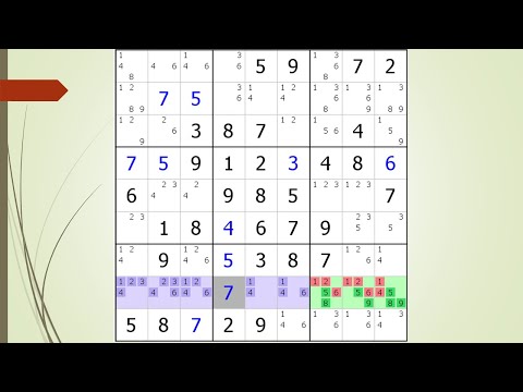 dxSudoku #54 Hidden Triple with Wrapping