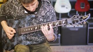 Video thumbnail for Caparison TAT II Frozen Sky Guitar Demo (Clean, Dist) by Guitarcollectors