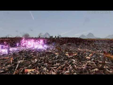 ORCS Zombies army ATTACKS  CASTLE AND FIRE CATAPULTS - Epic Battle Simulator 2 - UEBS 2