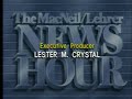 MacNeil Lehrer Newshour Funding Closing 1990 PBS ID 1989