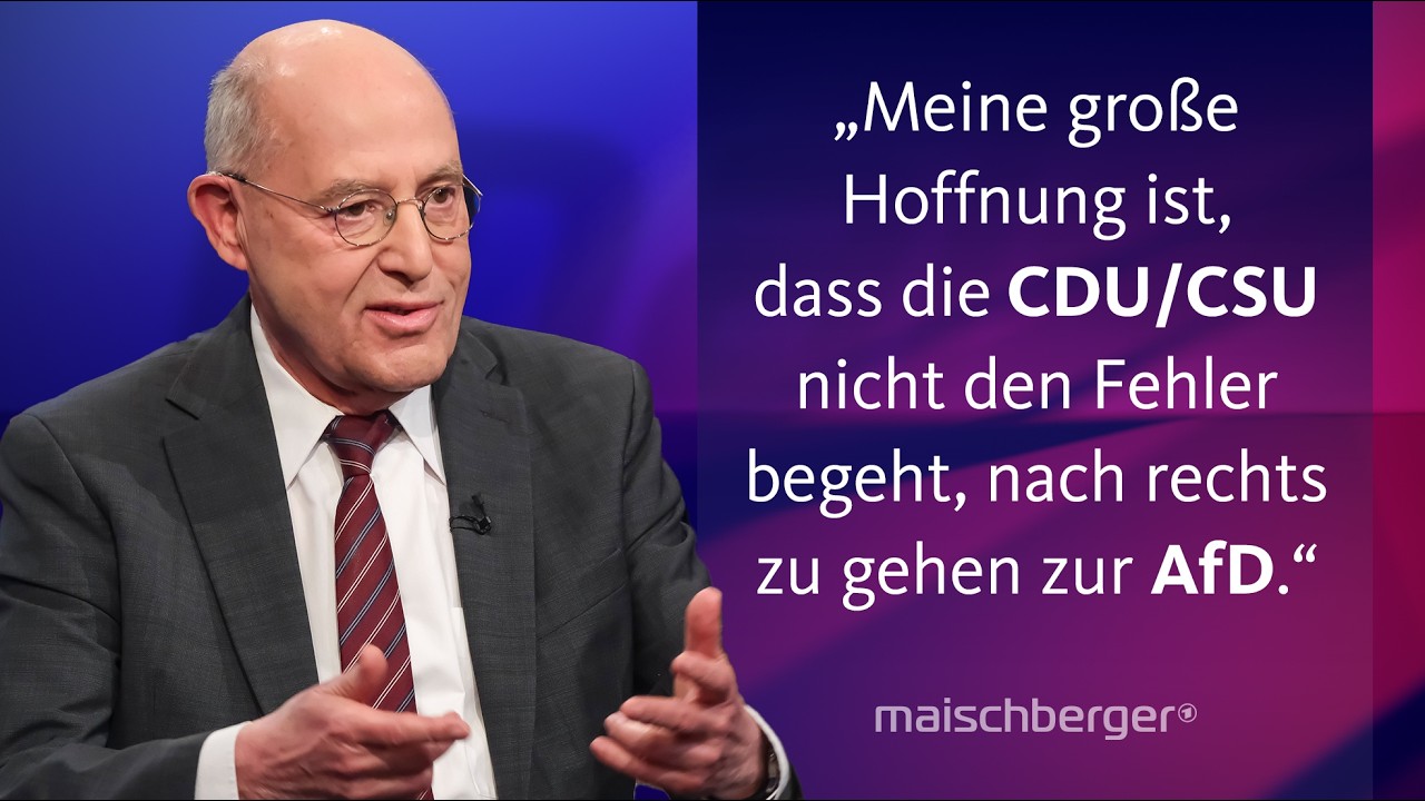 Gregor Gysi und Thomas de Maizière diskutieren über Koalitionsstreit und Reformen | maischberger