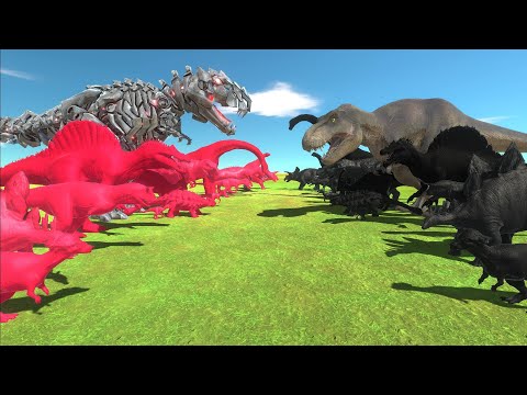 Dinosaurs War - Tek Rex VS Rexy - Animal Revolt Battle Simulator