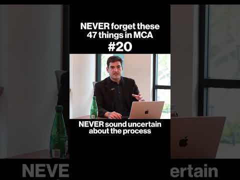 NEVER forget these 47 things in MCA 🫡 📈